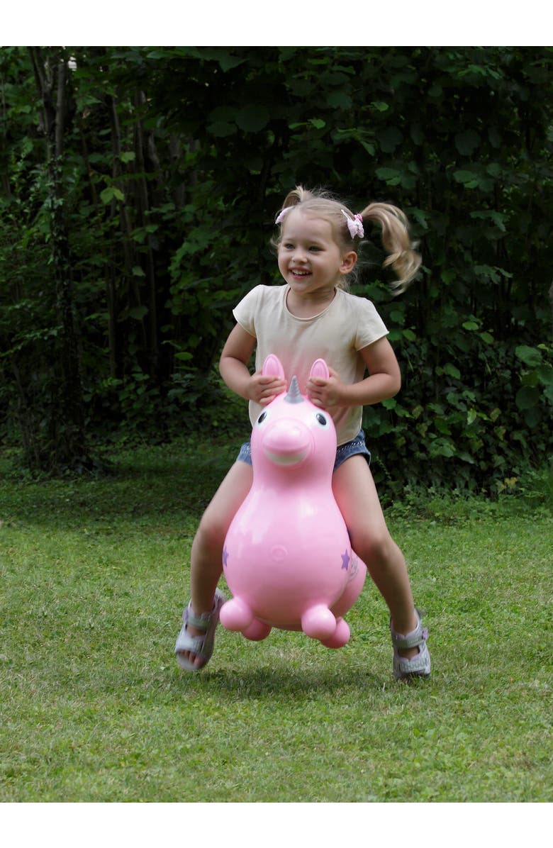 Gymnic Rody Unicorn, Light Pink w/Pump, Alternate, color, Light Pink