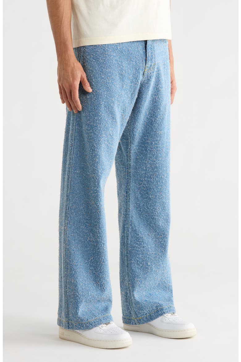 Washed Nep Yarn Jeans, Alternate, color, INDIGO