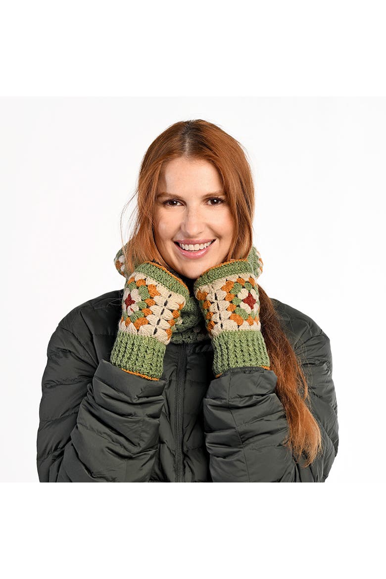 Ryan Handwarmers, Alternate, color, Light Olive