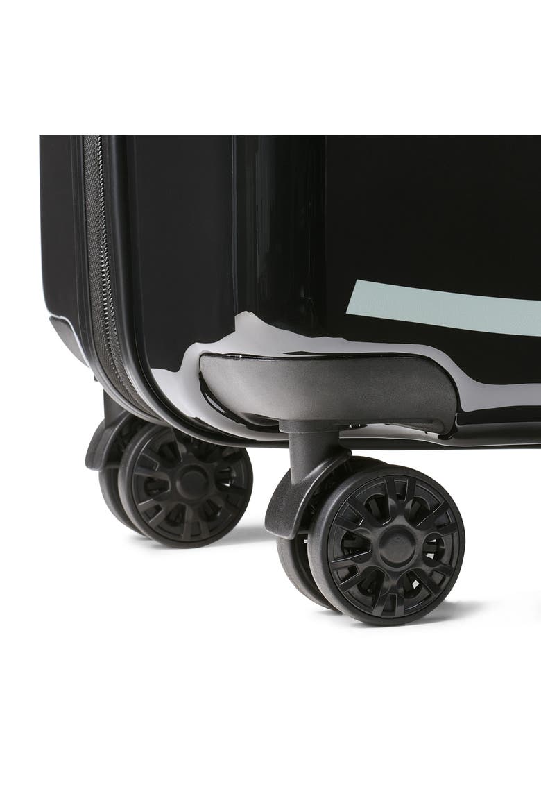 Karl In A Box 21" Carry On Upright Suitcase, Alternate, color, Black