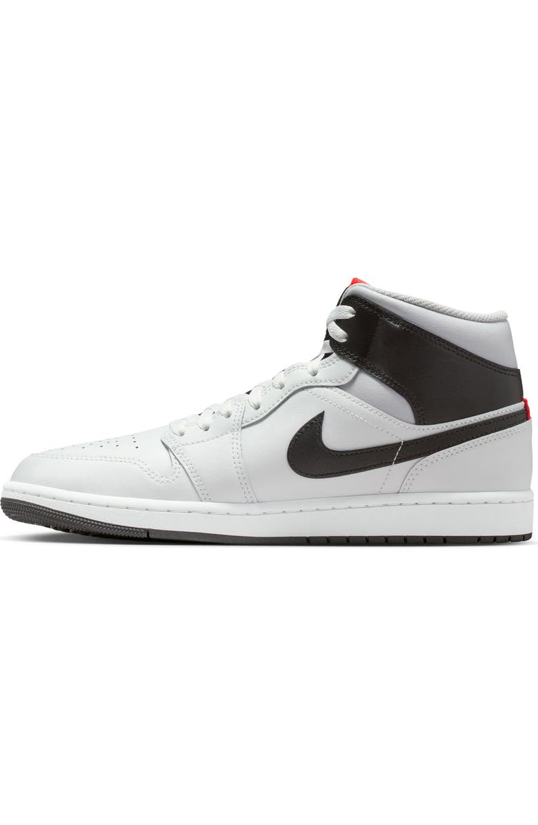 Jordan Air Jordan 1 Mid Basketball Sneaker, Alternate, color, Summit White/ Neutral Grey