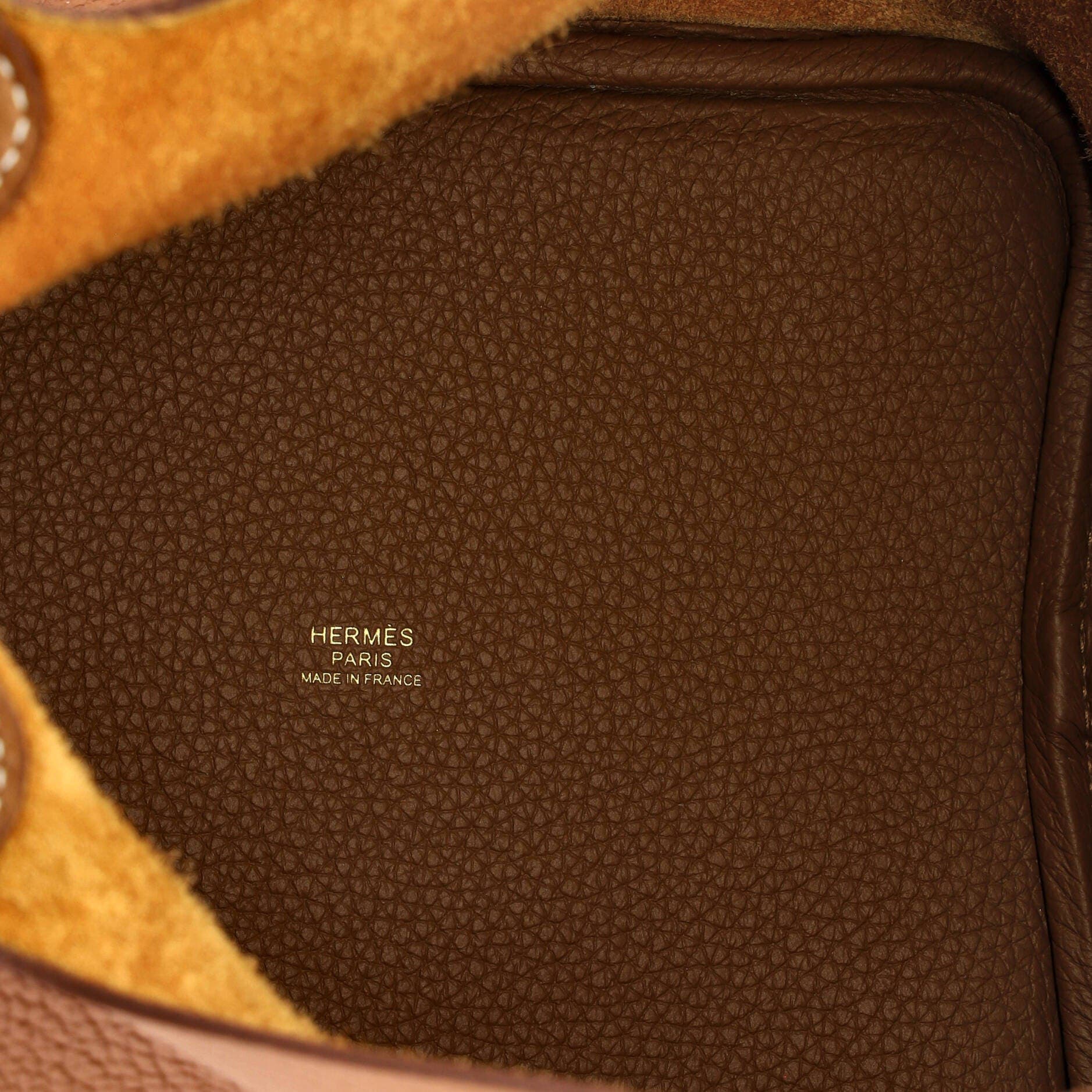 Pre-Owned Hermes Picotin Lock Bag Clemence MM, Alternate, color, Gold