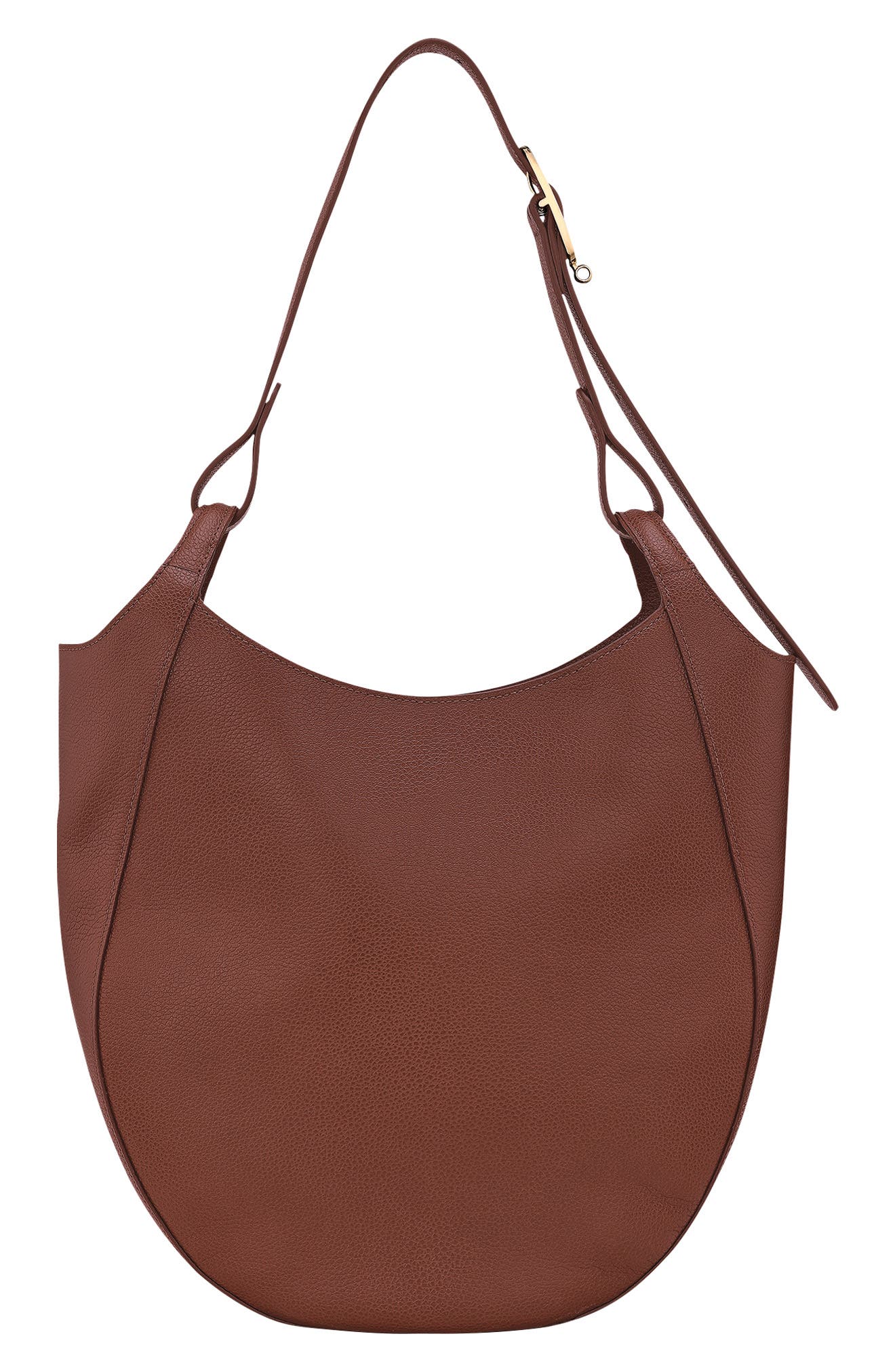 Longchamp Large Le Foulonne Leather Hobo Bag, Alternate, color, 