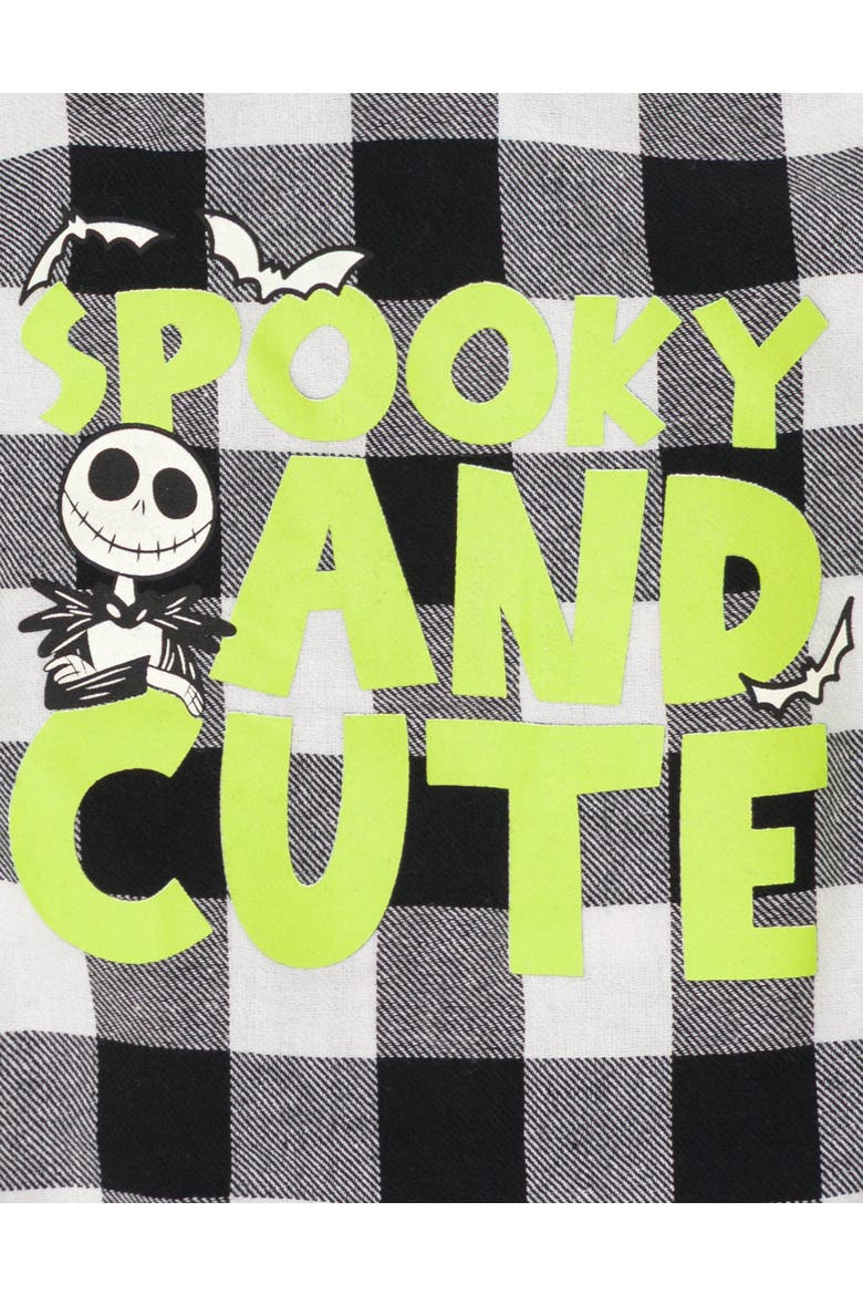 Nightmare Before Christmas Jack Skellington One Piece Bodysuit, Alternate, color, Jack Skellington Gray