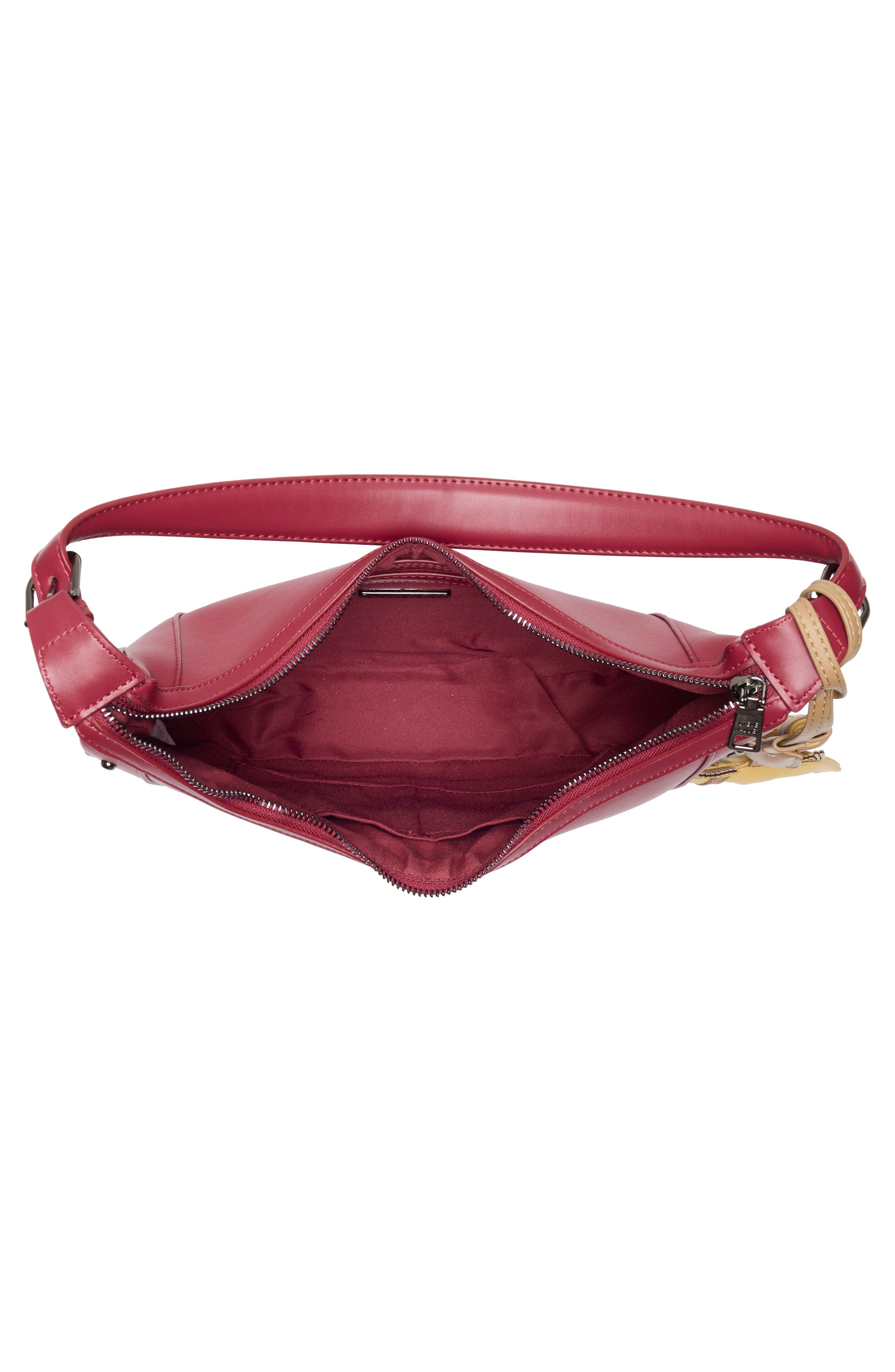 Carter Shoulder Bag, Alternate, color, CRANBERRY
