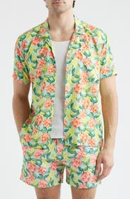 Boardies Citrus Disco Print Camp Shirt