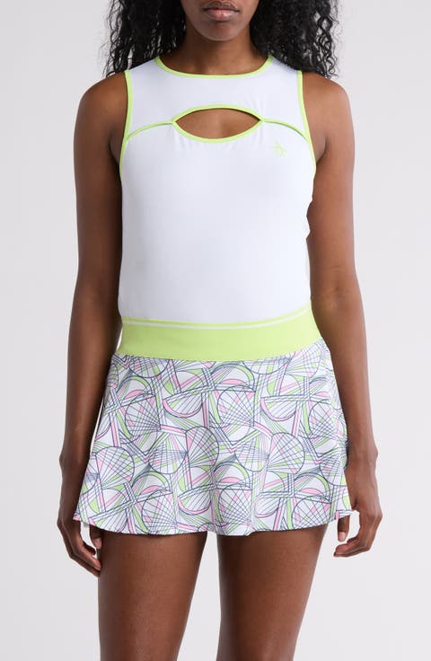 Colorblock Chest Cutout Tank