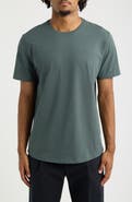 Open Edit Crewneck Stretch Cotton T-Shirt