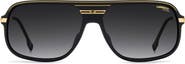 Carrera Eyewear C Sport 62mm Oversize Rectangular Sunglasses