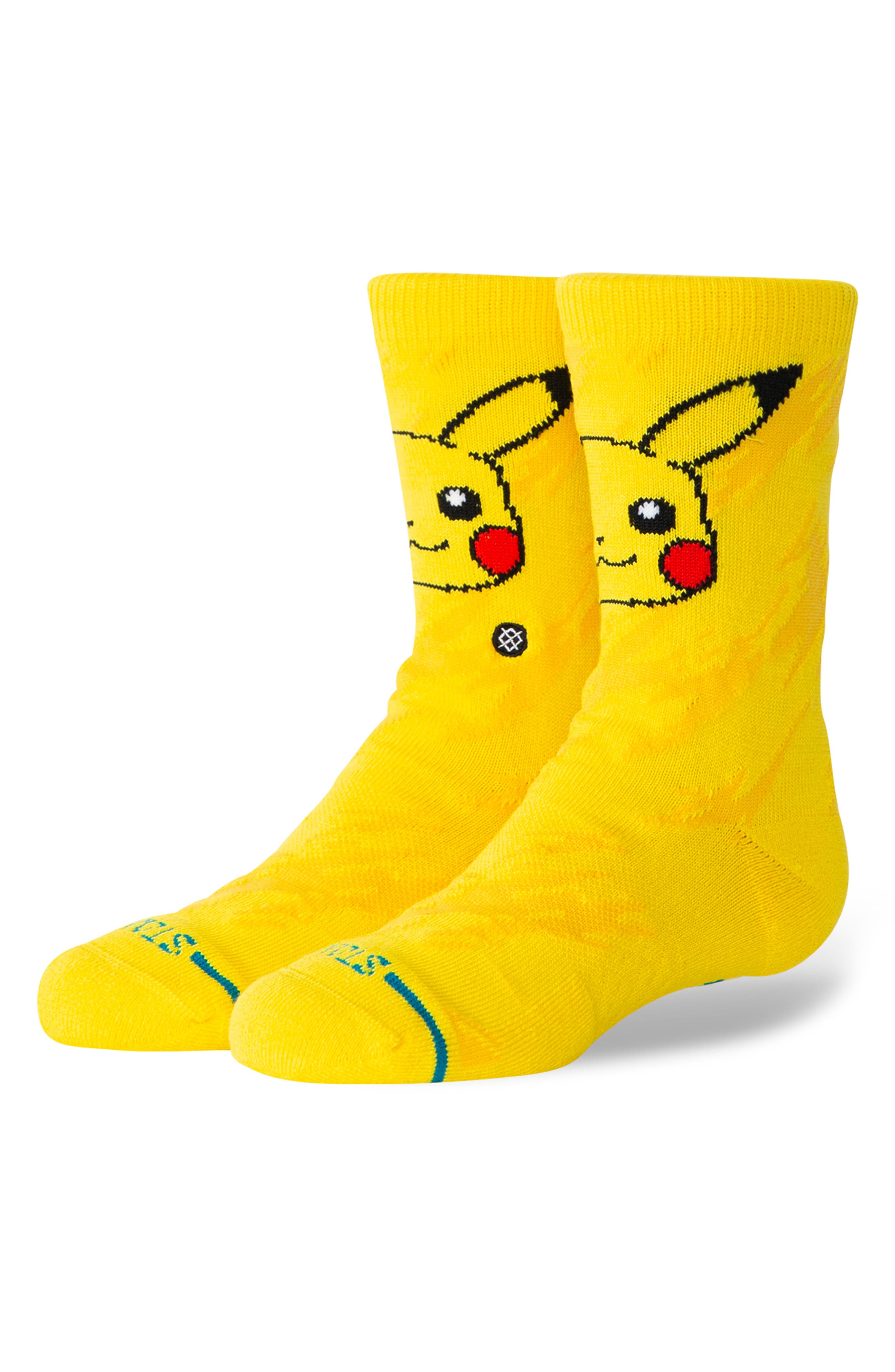 Stance Kids' Pikachu Bolt Crew Socks | Nordstrom
