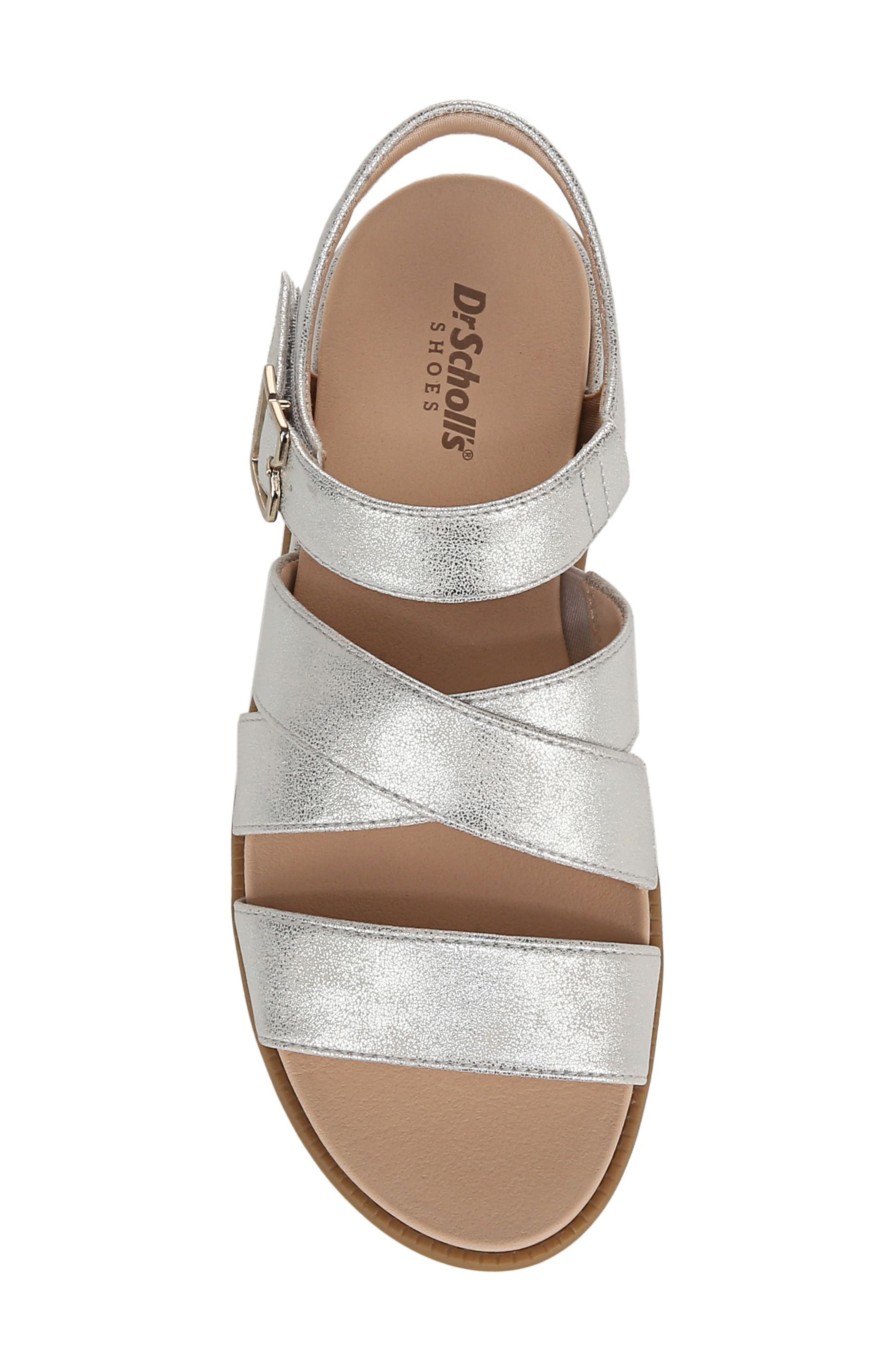 Dr. Scholl's Timeless Life Sandal, Alternate, color, Silver