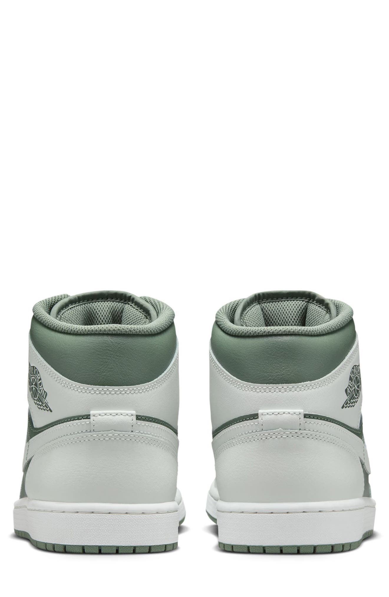 Jordan Air Jordan 1 Mid Basketball Sneaker, Alternate, color, Summit White/ Vintage Lichen