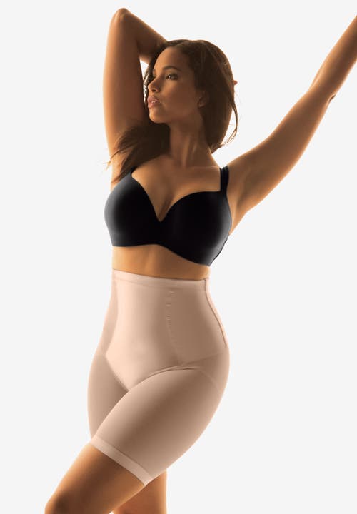 Secret Solutions Power Shaper Firm Control Long Leg Shaper In Black