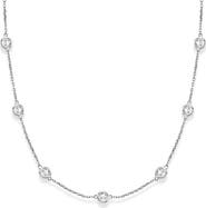 ALLUREZ Lab Diamonds By The Yard Station Necklace 14k