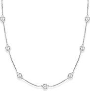 ALLUREZ Lab Diamonds By The Yard Station Necklace 14k