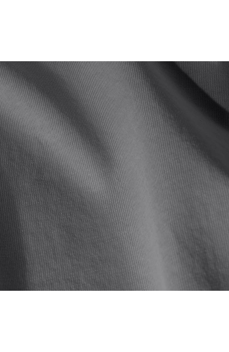 Bare Home Organic Cotton Jersey Duvet Cover & Pillowcase Set, Alternate, color, Grey