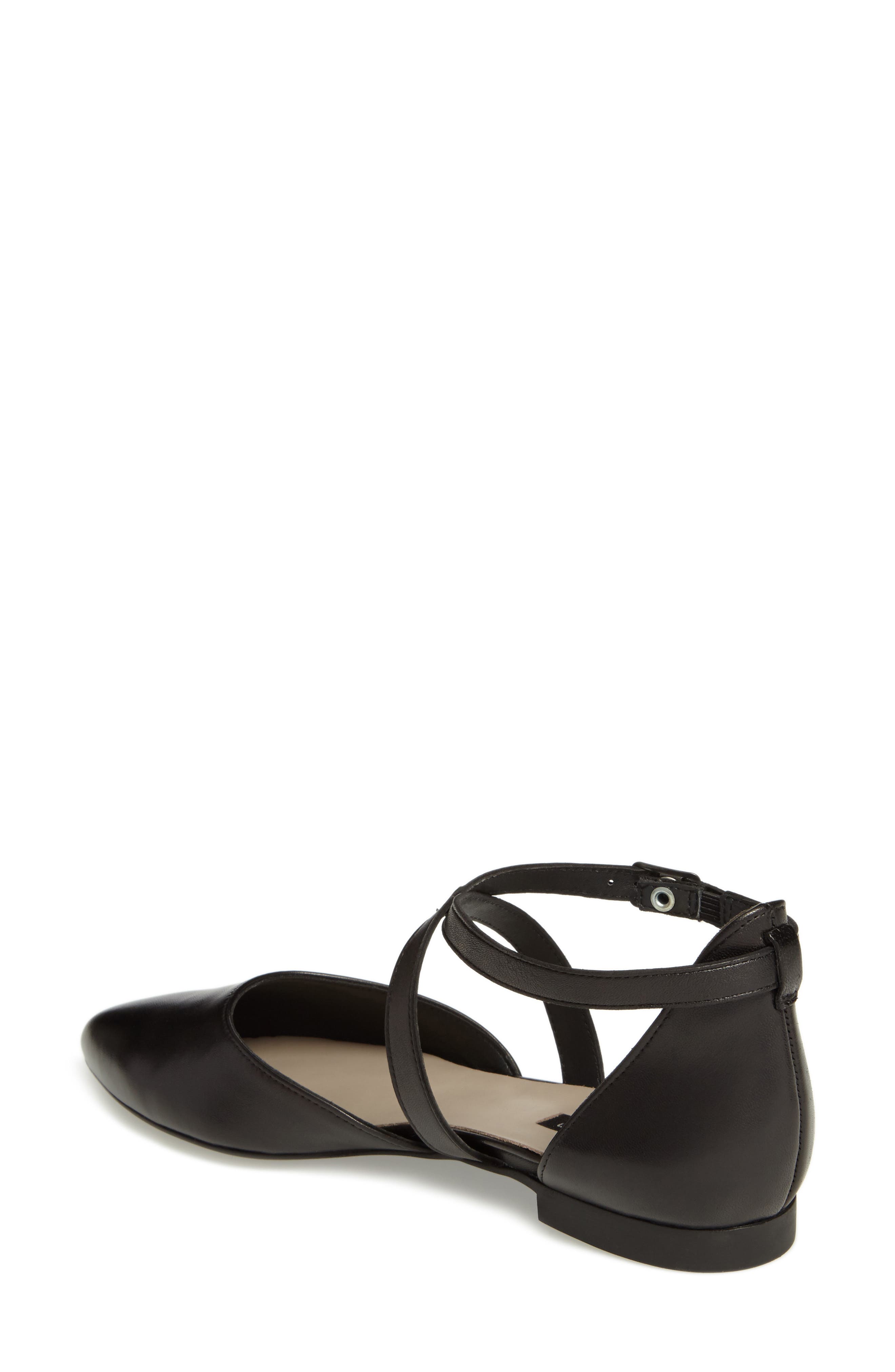 Paul Green Margo Cross Strap Flat, Alternate, color, 