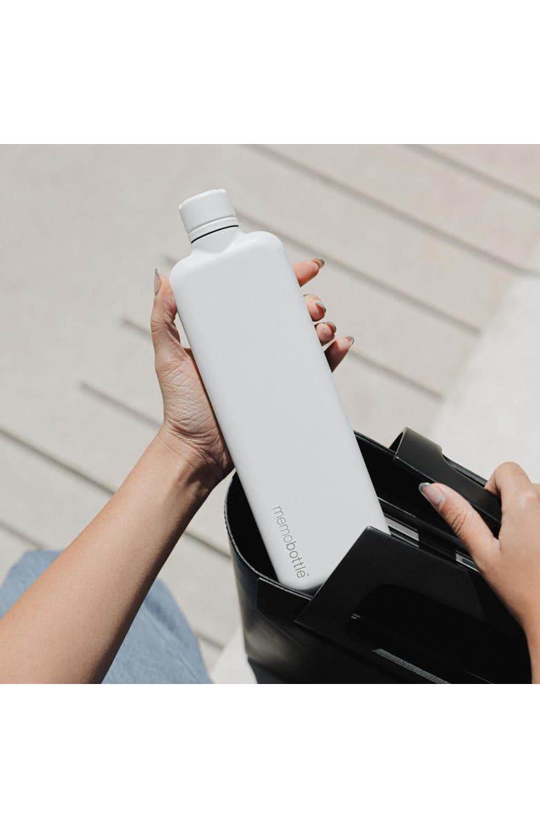 Memobottle Slim Memobottle - Stainless Steel, Alternate, color, White