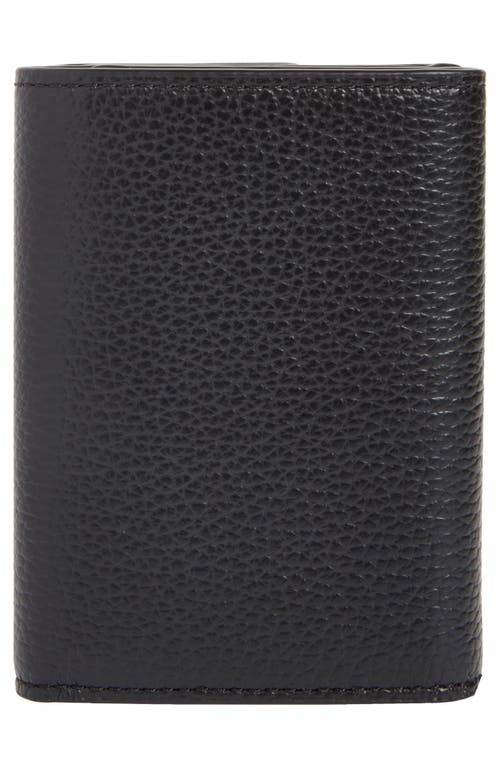 Mcm Tech Trifold Flap Wallet In Black
