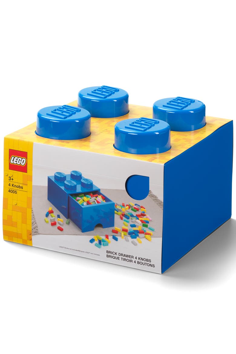 Storage Brick Drawer 4, Main, color, Blue