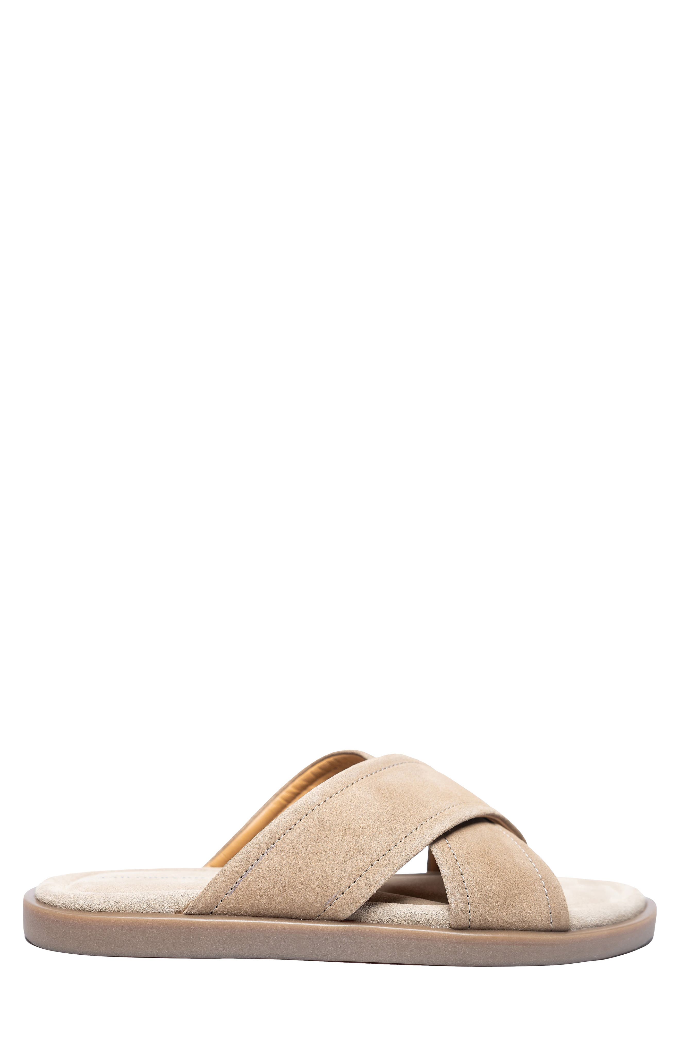 TailorByrd Eastport Crisscross Sandal, Alternate, color, Taupe