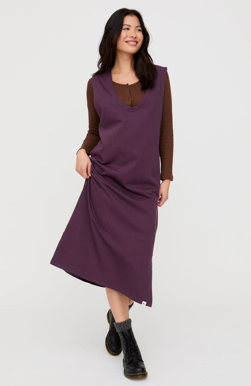 Turtledove London Organic Cotton Quinn Dress In Purple