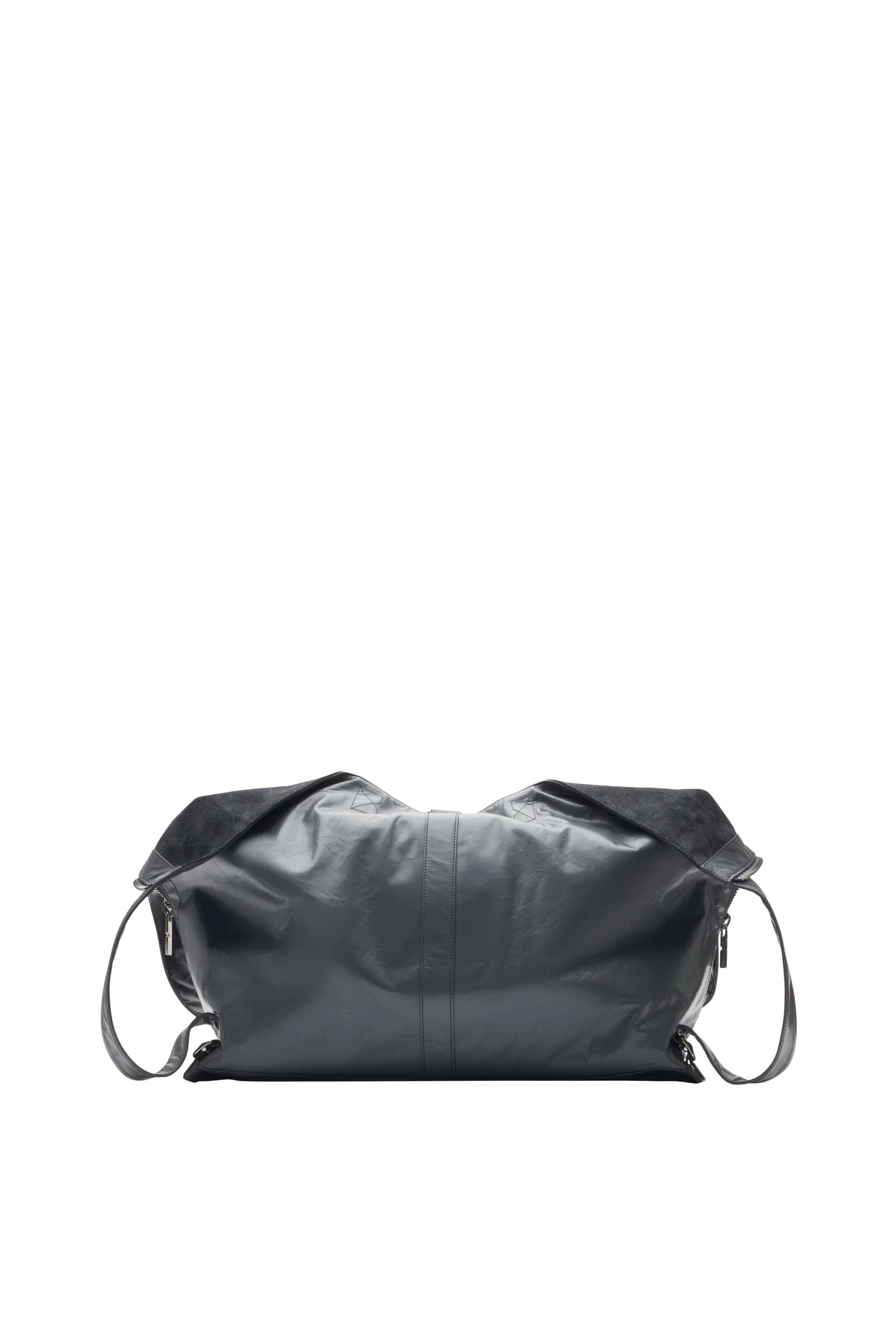 Burberry Large Leather Tent Bag, Alternate, color, 