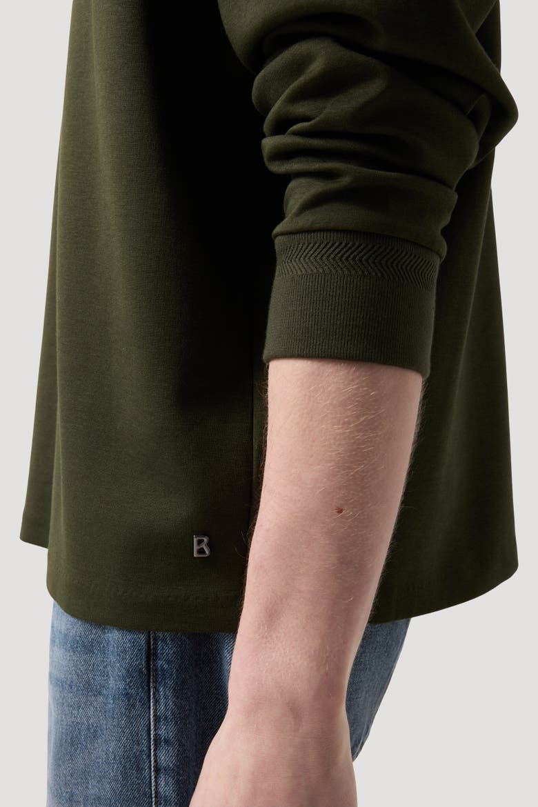 Lionel Polo Sweatshirt, Alternate, color, Olive green
