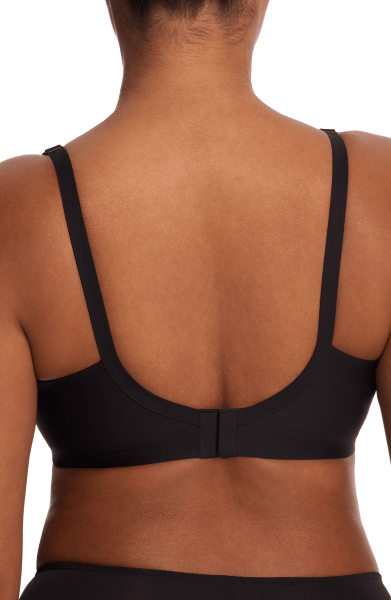 Natori Harmony Smooth Back Underwire Bra, Alternate, color, Black