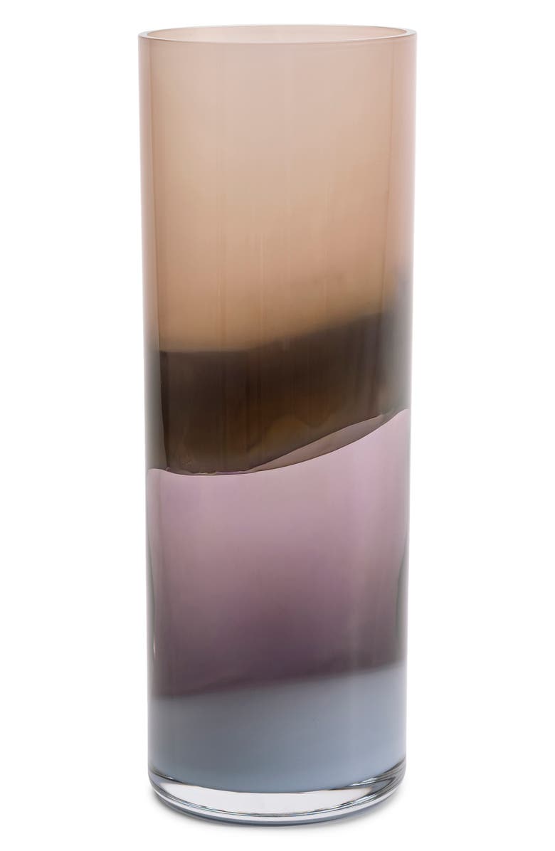 Kosta Boda Landscape Vase, Main, color, Brown/ Purple