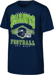 Outerstuff Youth Outerstuff College Navy Seattle Seahawks Kick Off T-Shirt