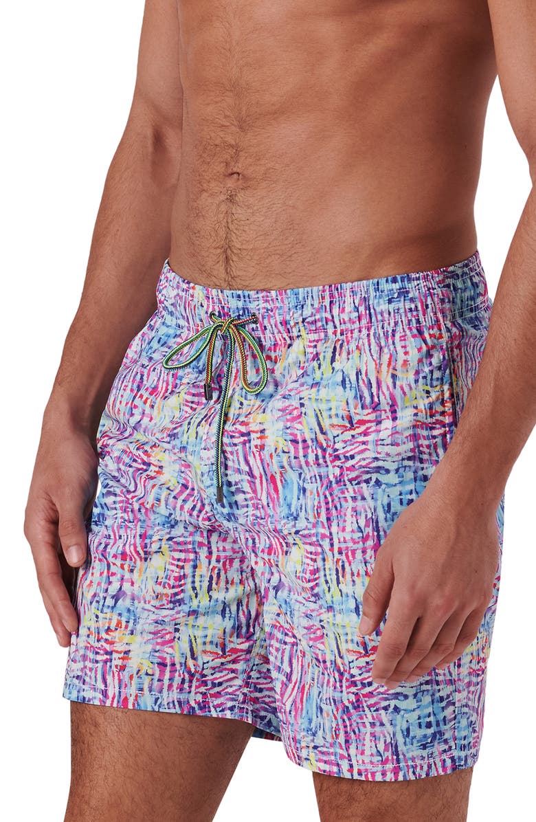 Bugatchi Cosmo Swim Trunks, Alternate, color,
