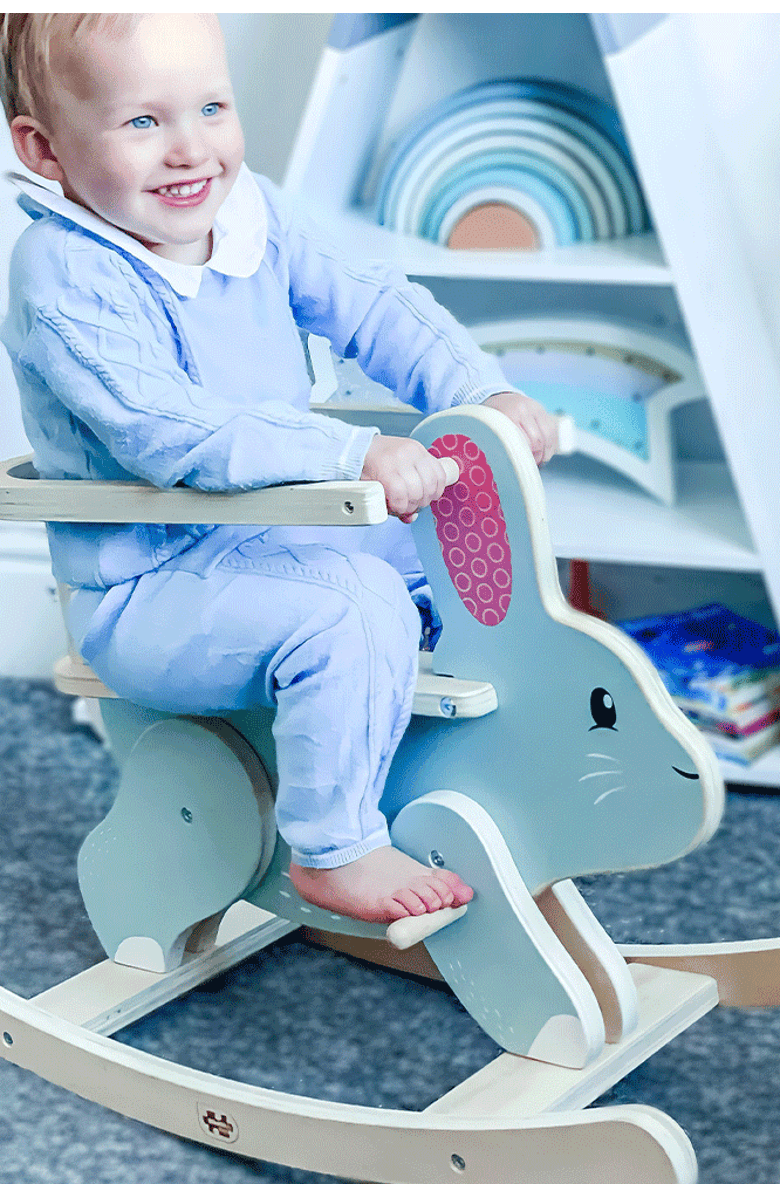 Bigjigs Toys FSC<sup>®</sup> Certified Rocking Rabbit, Alternate, color,