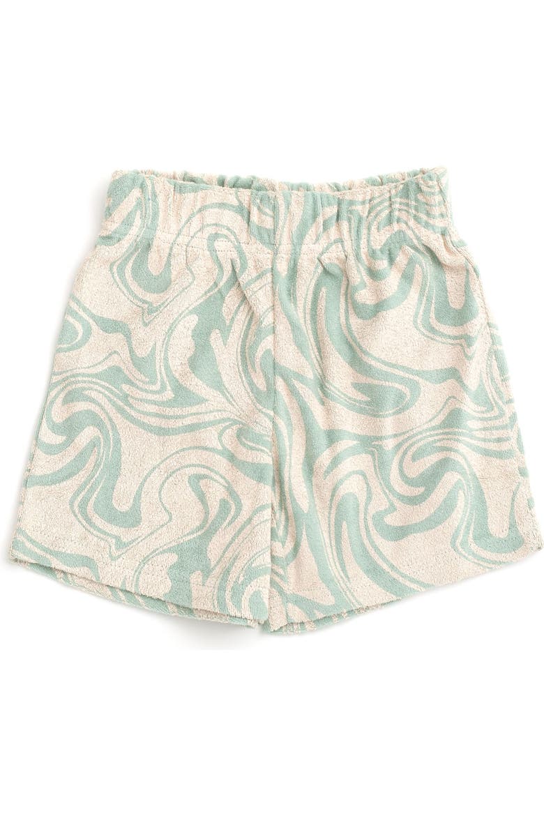 Boys' Loop Terry 2-Piece T-Shirt and Shorts Set, Alternate, color, Simba Sage Green