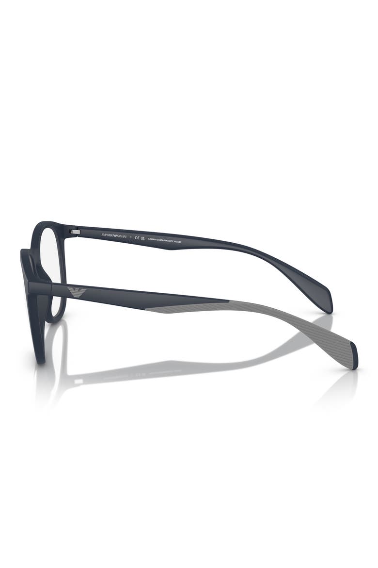 53mm Phantos Optical Glasses, Alternate, color, MATTE BLUE / CLEAR