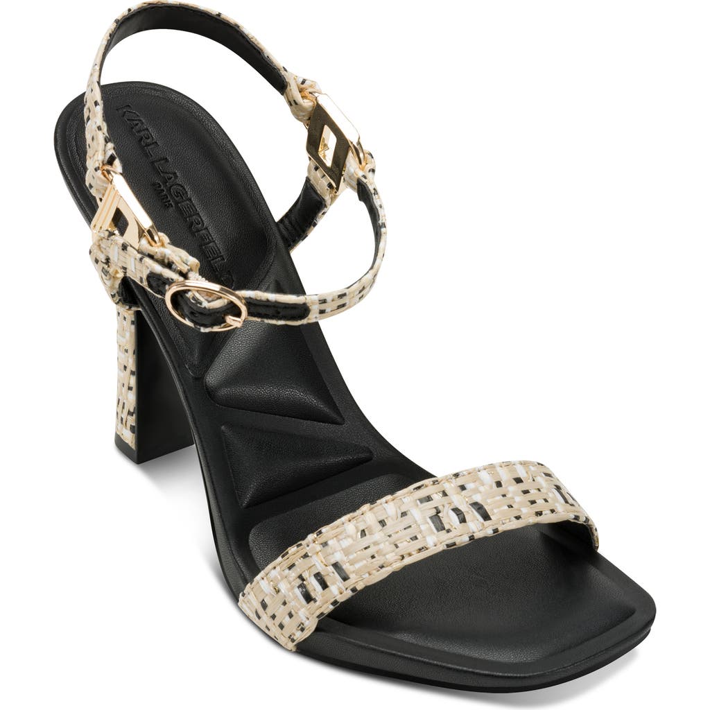 Karl Lagerfeld Paris Cybil Ankle Strap Sandal