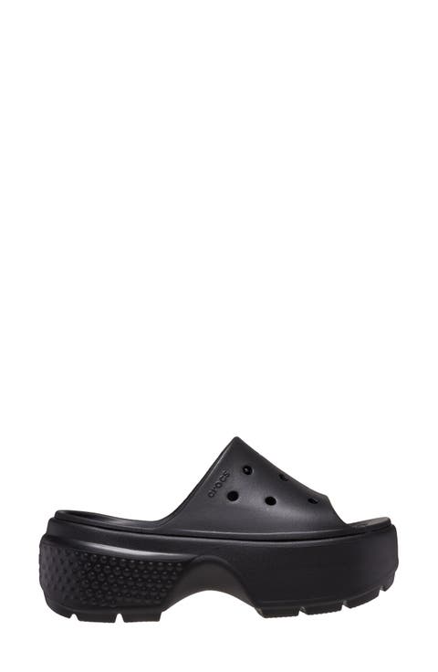 Stomp Water Resistant Platform Slide Sandal (Women)