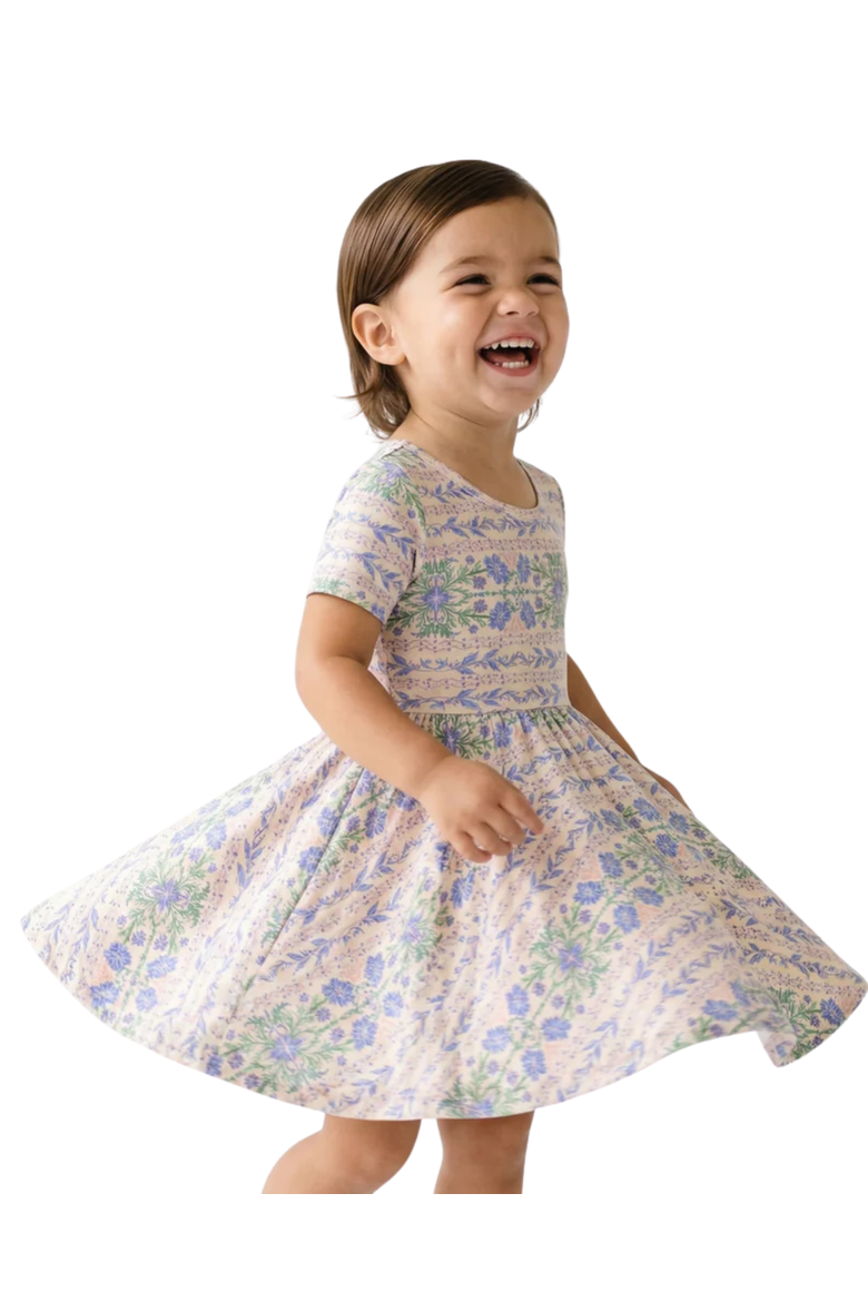 Spring Cascade Twirl Dress, Alternate, color, Spring Cascade
