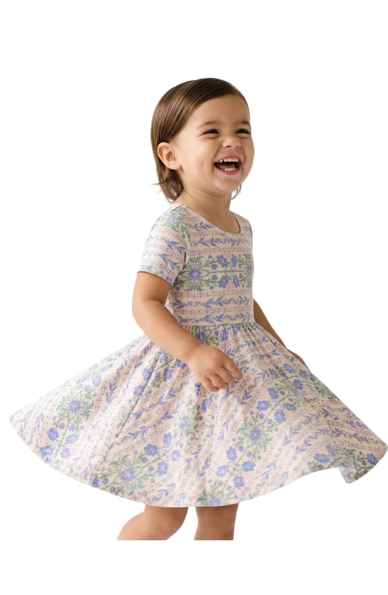 Motette Spring Cascade Twirl Dress, Alternate, color, Spring Cascade