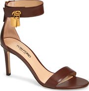 TOM FORD Padlock Ankle Strap Sandal