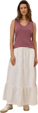 Pact Organic Cotton Softspun V-Neck Tank