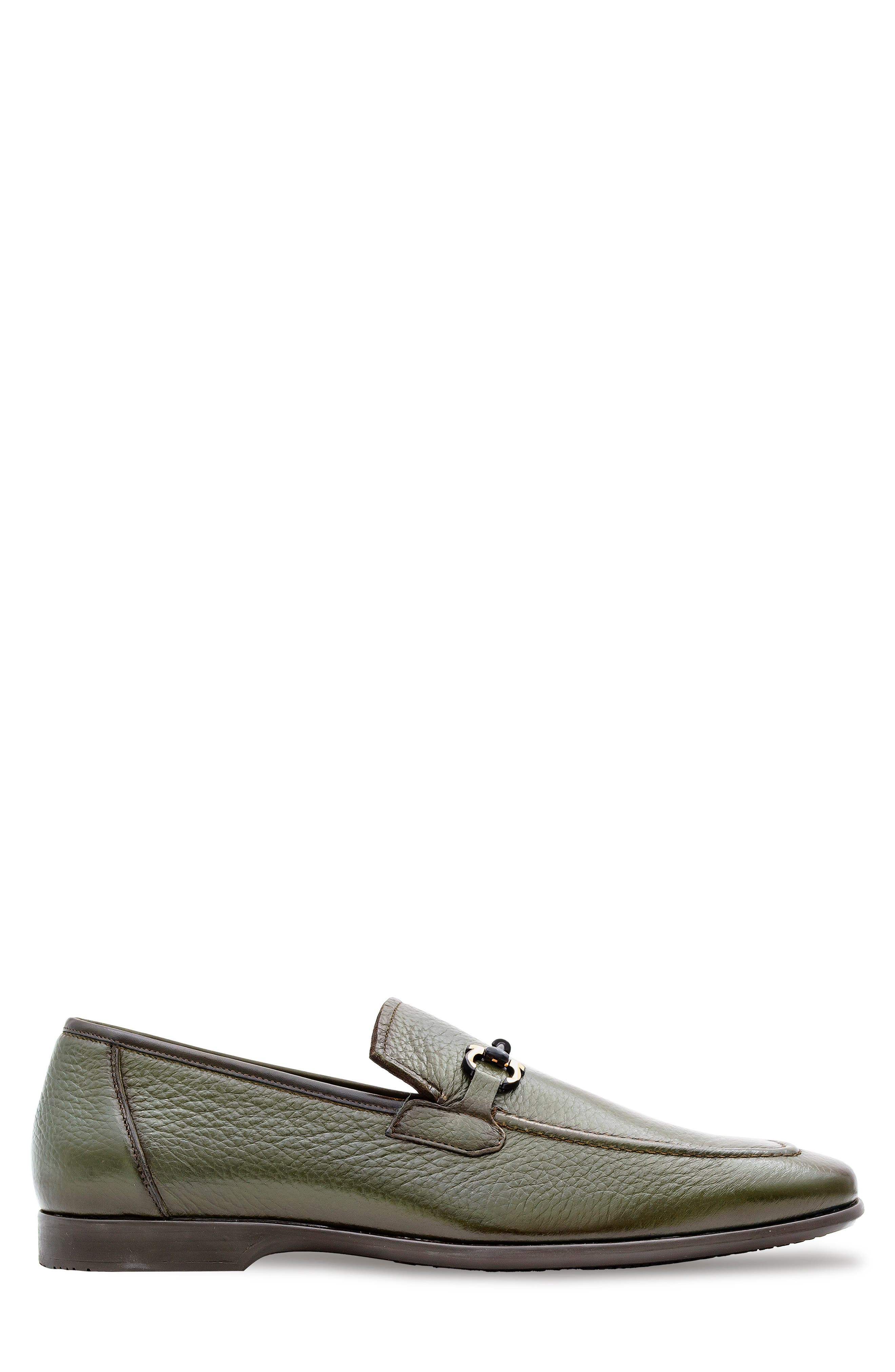 Marinelli Bit Loafer, Alternate, color, OLIVE