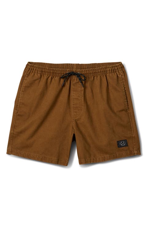 Drift Walk Cotton Canvas Drawstring Shorts