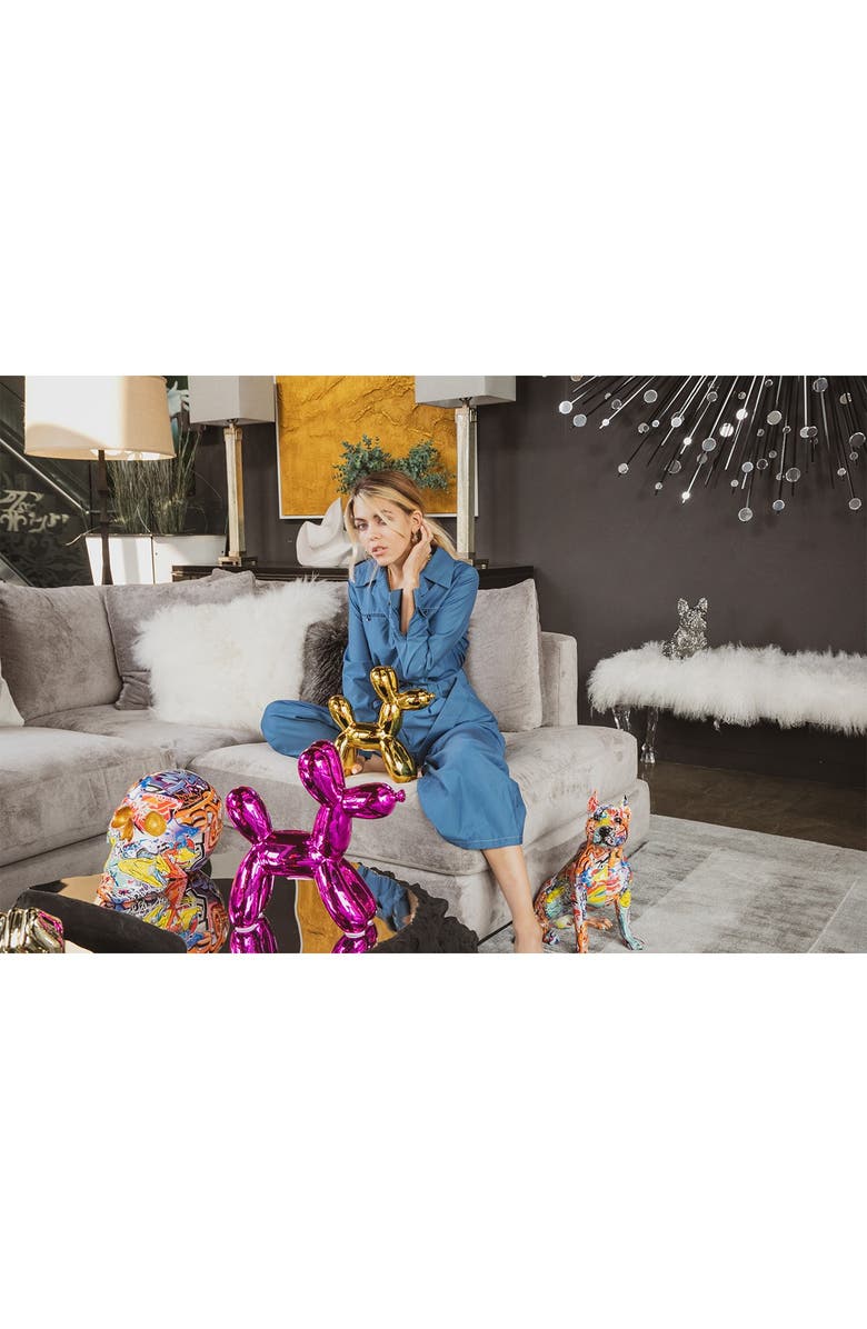 INTERIOR ILLUSIONS Hot Pink Balloon Dog, Alternate, color, Hot Pink