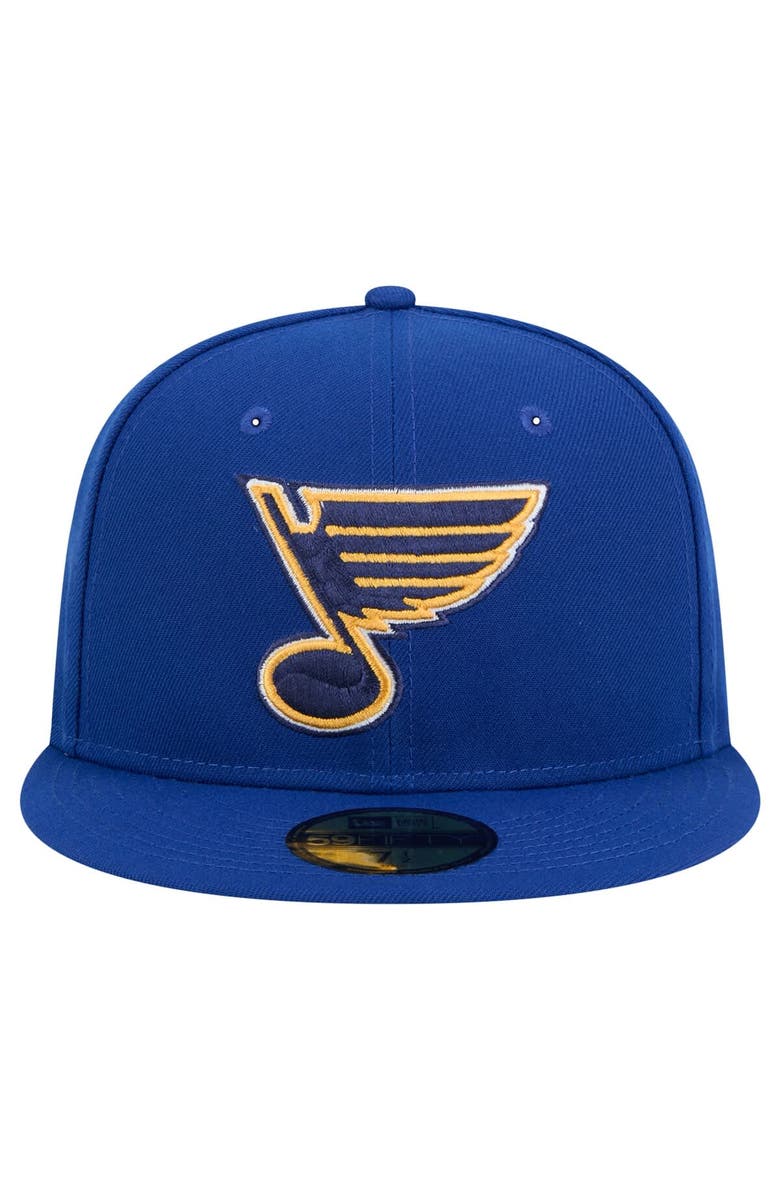 New Era Men's New Era Navy St. Louis Blues Core 59FIFTY Fitted Hat, Alternate, color, 
