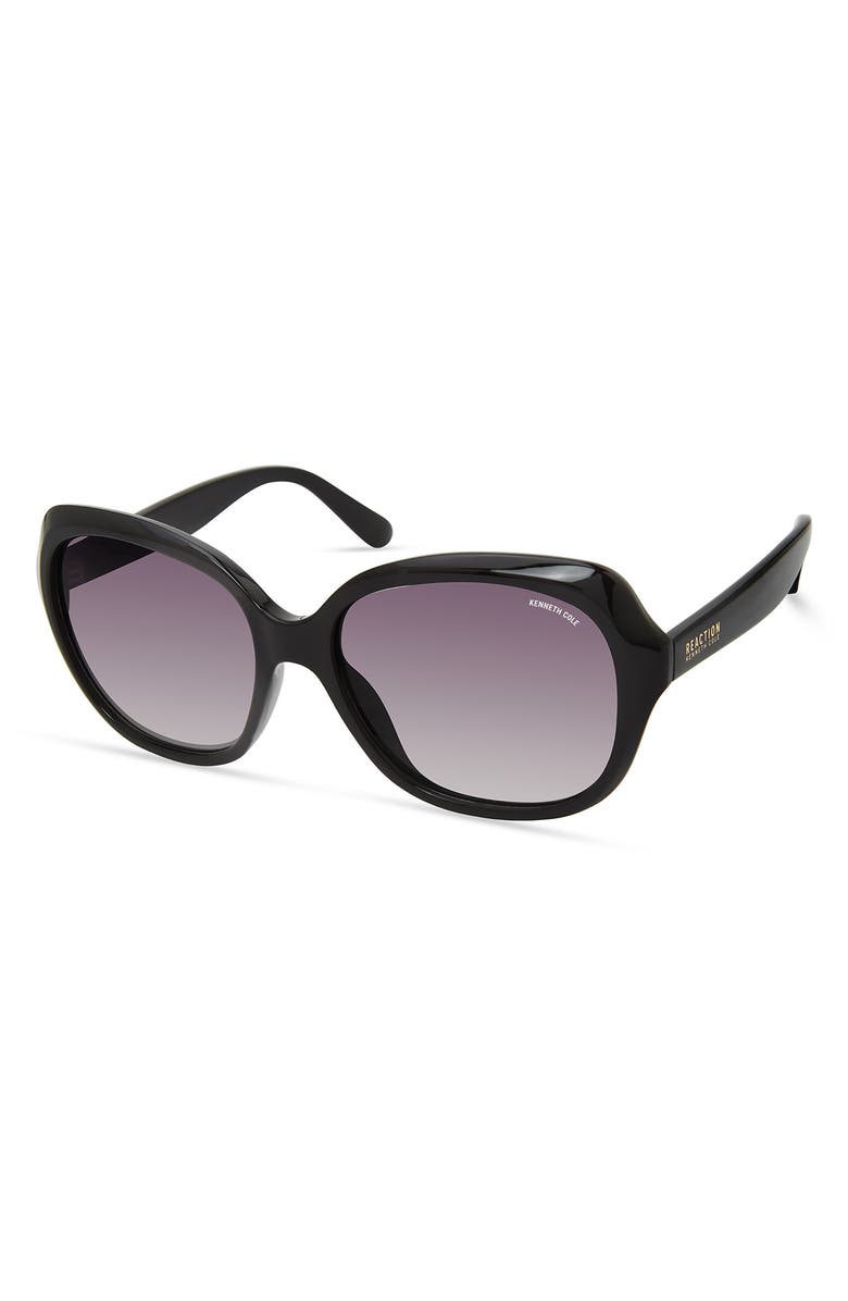 Reaction Kenneth Cole 56mm Butterfly Sunglasses, Alternate, color, 