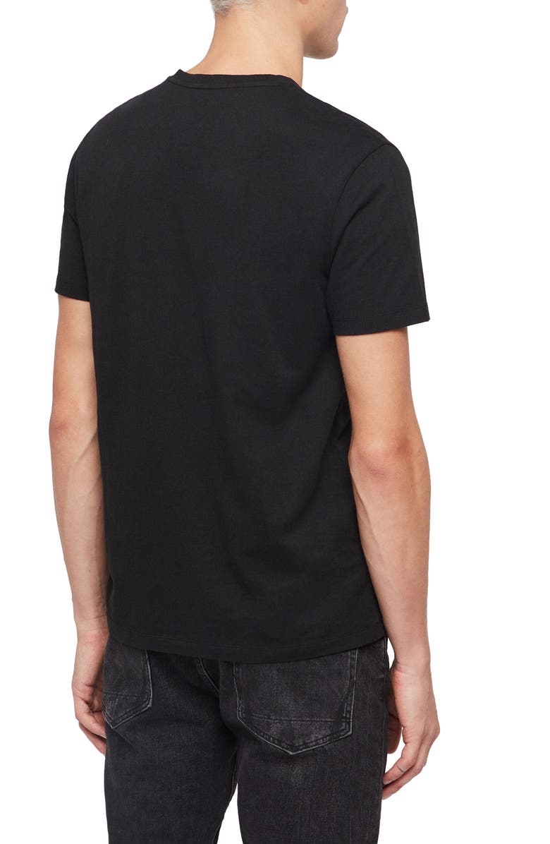 AllSaints Rose Skull Graphic T-Shirt, Alternate, color, 