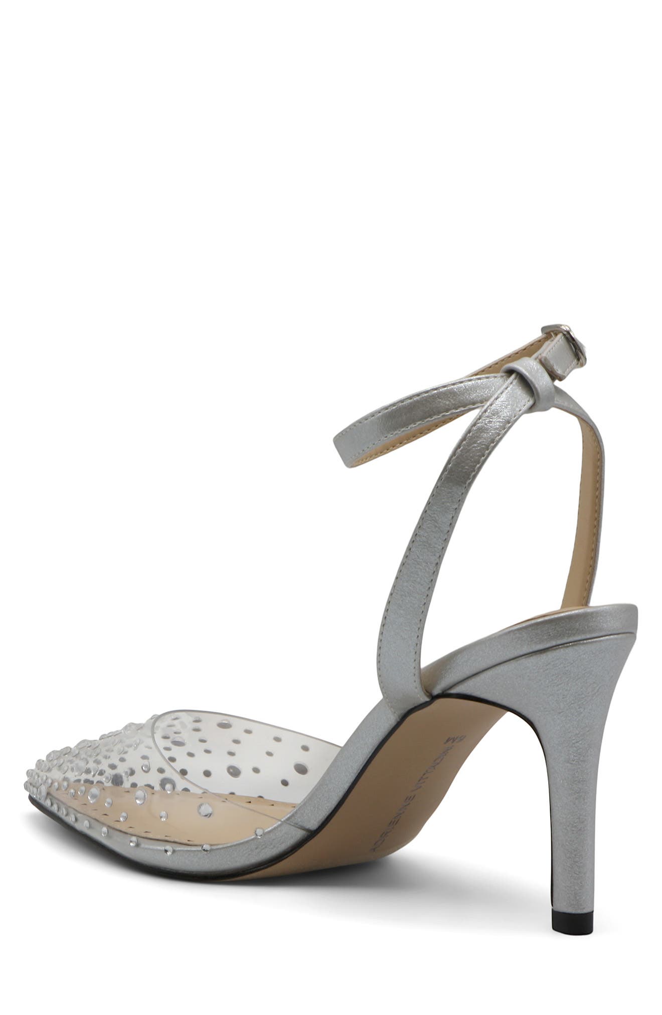 Adrienne Vittadini Jeweled Ankle Strap Pump, Alternate, color, 