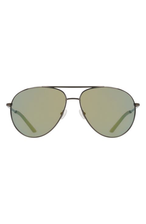 Chance 61mm Mirrored Aviator Sunglasses