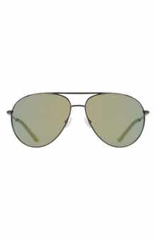 Nike Chance 61mm Mirrored Aviator Sunglasses